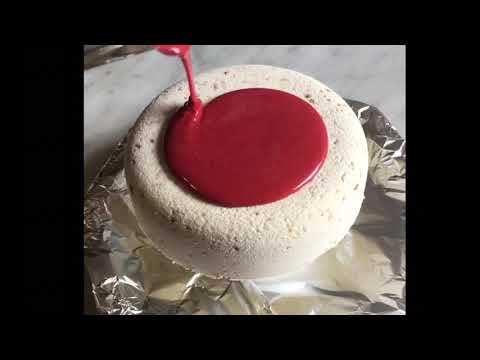 Glassa a specchio con effetto spider