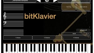 bitKlavier by Dan Trueman, Prepared Digital Piano for iPad