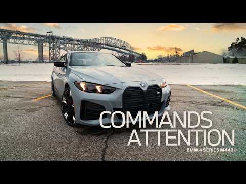 2025 BMW 4 Series M440i xDrive Gran Coupe in Gray for sale at BMW Sarnia in Sarnia, ON