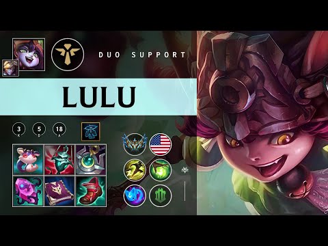 Lulu Support vs Rell - NA Challenger Patch 26.01