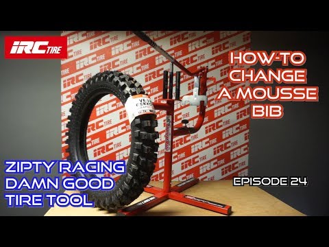 ZipTy Racing (DGTT) Damn Good Tire Tool, HOW-TO Change A Mousse Bib.