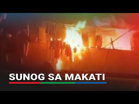 Anim sugatan sa sunog sa residential area sa Makati City