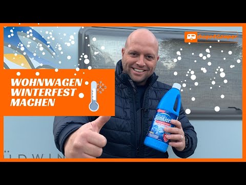 Easily winterize your caravan – including water tank and cleaning water pipes with Clorox | [DIY]