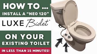 HOW TO... Install a LUXE Bidet on Your Existing Toilet #howto