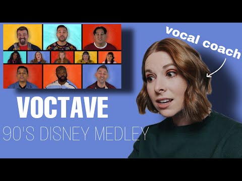 Danielle Marie reacts to Voctave- 90’s Disney Medley