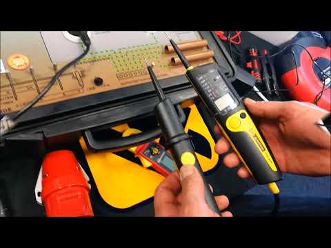 Zweipoliger digitaler Spannungsprüfer Lastprüfer Drehfeld- + Durchgangsprüfer 2100 Beta Beha Amprobe