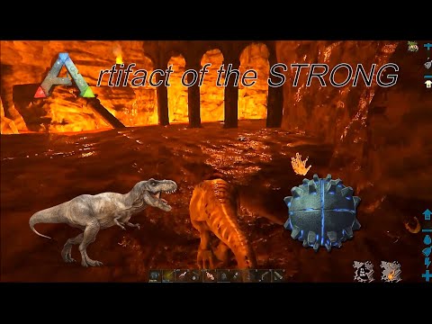 Ark The Center: How to get the artifact of the STRONG on the center! (easy way!!)
