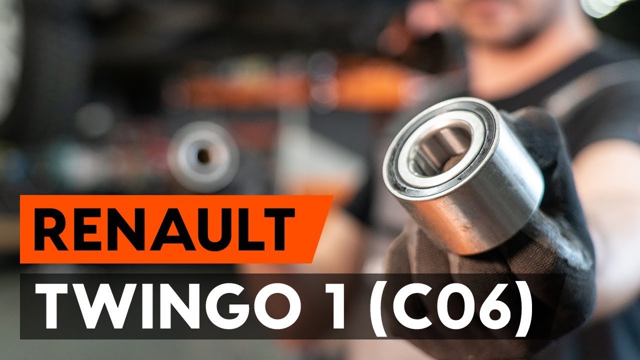 Slik bytter du hjullager bak på en Renault Twingo C06 – veiledning