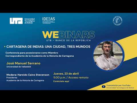 Webinar BanRep:“Cartagena de Indias: Una ciudad, tres Mundos”
