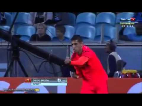 Comemoração de Diego Souza - Sport 1x1 Grêmio