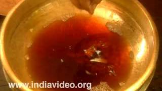 Preparation of Ghruta, the Ayurvedic ghee