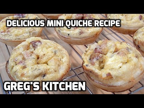 MINI QUICHE RECIPE - How To - Greg's Kitchen