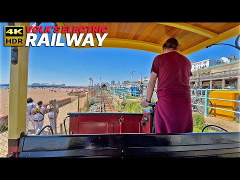 Volk's Electric Railway - Ride along the world's oldest operating electric railway, Brighton, UK