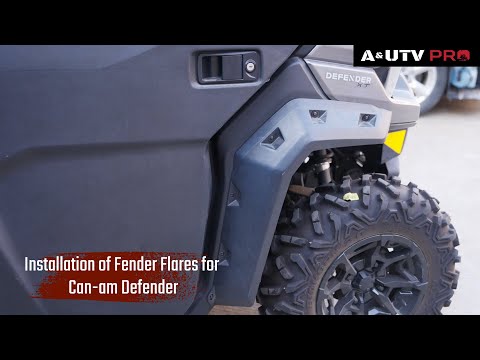 How to Install Fender Flares for Can-am Defender | A & UTV PRO