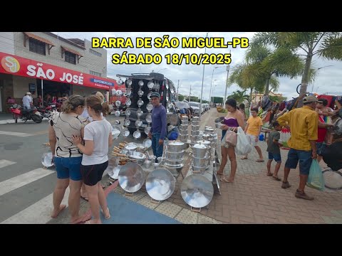 FEIRA LIVRE DE BARRA DE SÃO MIGUEL-PB 18/10/2025 TEM DE TUDO 