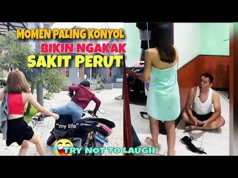 MOMEN PALING KONYOL BIKIN NGAKAK SAKIT PERUT‼️KUMPULAN VIDEO LUCU PARAH 2025