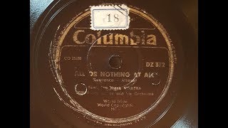 Frank Sinatra with Harry James And His Orchestra &#39;All Or Nothing At All&#39; 1939 78 rpm
