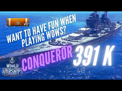 Burning Fury: Power of the CONQUEROR Battleship World of Warships #wows #worldofwarships #gaming