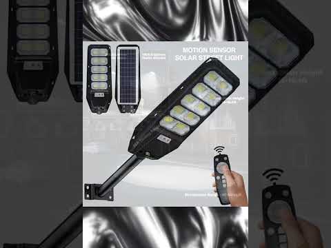 Epyz 200W Solar Street Light Review 🌞 | 490 LED, Motion Sensor, Dusk to Dawn | Outdoor Waterproof