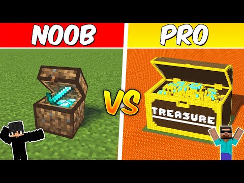 NOOB vs PRO: Find The TREASURE Challenge in Minecraft