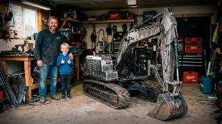 Man Builds a FULLY FUNCTIONAL $9,000 All-Metal RC Volvo Excavator | Start to Finish
