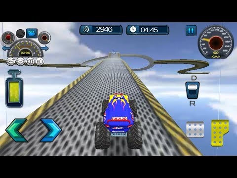 4x4 Monster Truck Impossible Stunt Driving 3D Simulator Game - Monster Truck Video Games - Truck Car Video