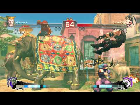 SSF4: Lkia (Guile) VS ACQUA (Ibuki)