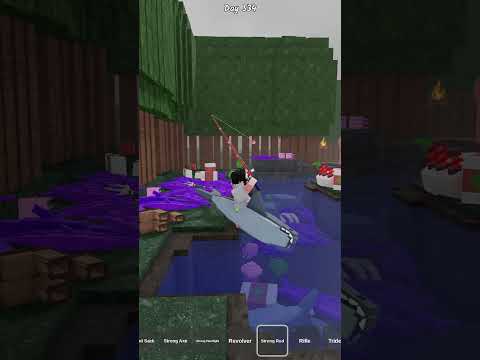 Fishing For A Shark In 99 Nights In The Forest