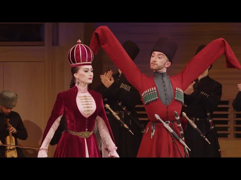Circassian princely dance Werq Qafa, “Уэркь Къафэ” Kabardinka Ensemble