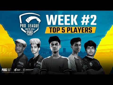 PMPL South Asia S1 Week 2- Top 5 Players