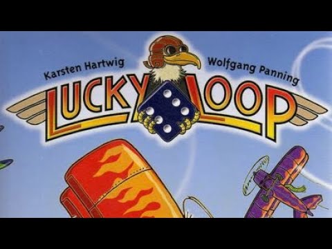 Dice Distancing #18 Lucky Loop board game - how and far will it roll? Fun Funny crit * Amass Games *
