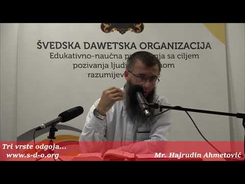 Tri vrste odgoja! - mr. Hajrudin Ahmetović