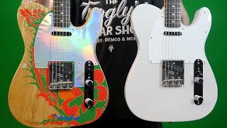 Video thumbnail for Which is THE BEST? | Fender Jimmy Page Telecaster Mirror + Dragon Review + Demo by The Trogly's Guitar Show