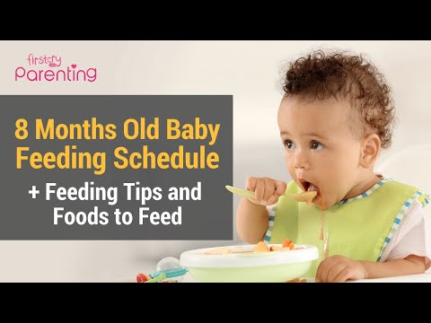 8 Month Old Baby Feeding Schedule, Recipes And Tips