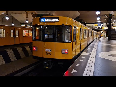 Mitfahrt in der U7 von Richard-Wagner-Platz bis Rathaus Spandau im F92 2989