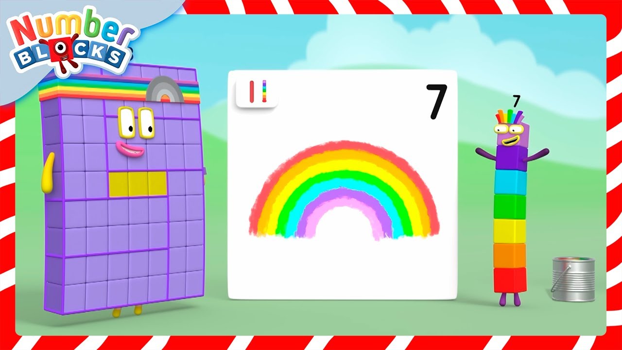Festive Paint by Numbers 🌈🎨🎄| Counting for Kids | 12345 | @Numberblocks
