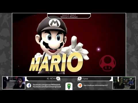S4@GU 10-27 (Winner's Bracket): XL-XCVii (Mario) vs Yume (ZSS)