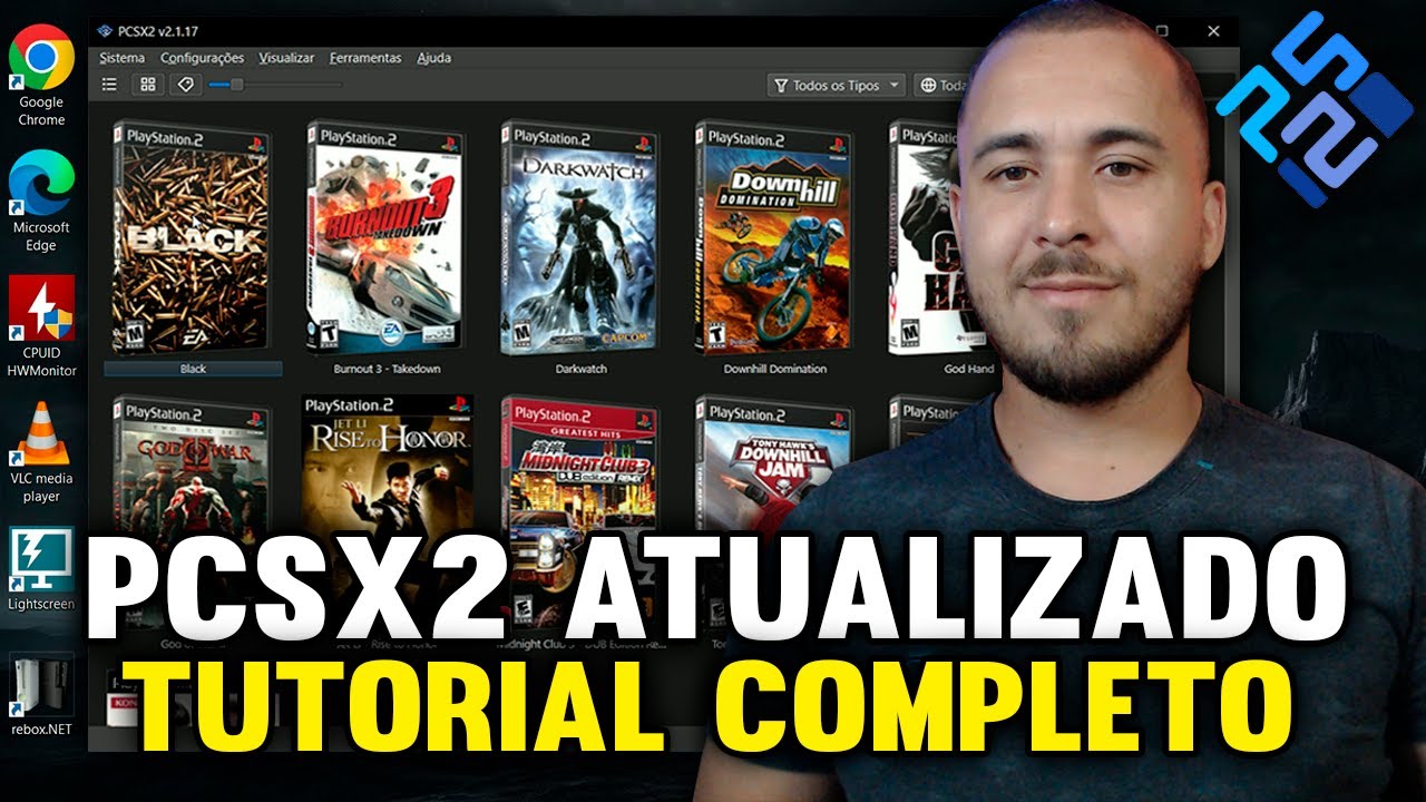 PCSX2 Tutorial Completo Atualizado 2024 - como jogar PS2 no PC FRACO / PC FORTE