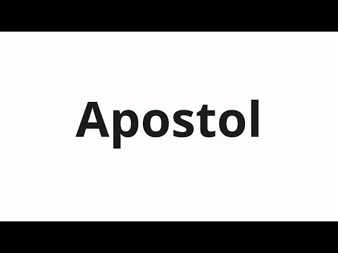 How to pronounce Apostol | Апостол (Apostle in Russian)
