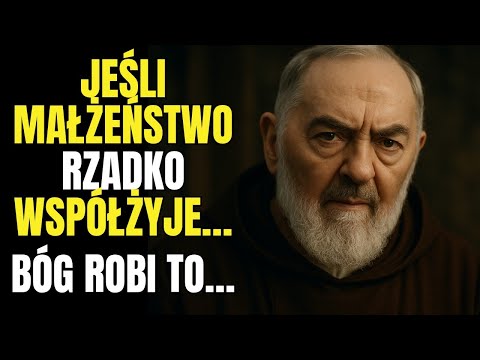 Ojciec Pio ujawnił: TO WŁAŚNIE STANIE SIĘ z MAŁŻEŃSTWAMI o MAŁEJ INTYMNOŚCI według BIBLII
