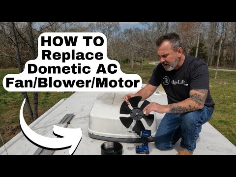 HOW TO Replace Dometic AC Blower, Fan & Motor | RV Camper Trailer | DIY