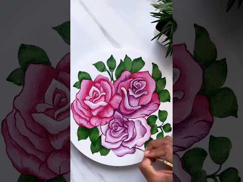 #acrylicpainting #floralart #botanicalart #botanicaldrawing by Artist Prasun using SKYHawk Canvas.