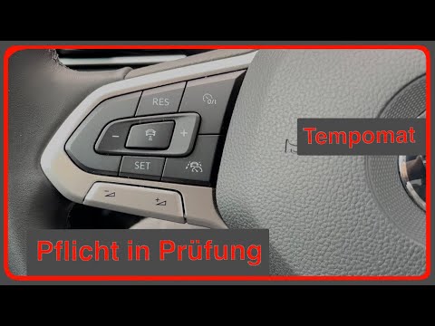 Tempomat für die Praktische Führerscheinprüfung erklärt