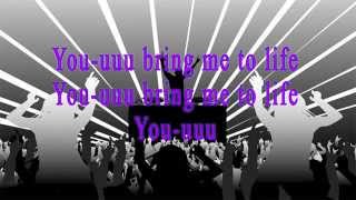 MK ft Milly Pye - Bring me to life (Lyrics)