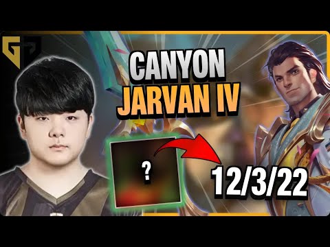 GEN Canyon JUNGLE Jarvan IV vs Lee Sin | 15.11