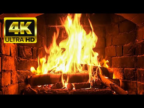 4K Fireplace 🔥 🔥 🔥  Relaxing fireplace and crackling fireplace easy to sleep, cozy fire #5