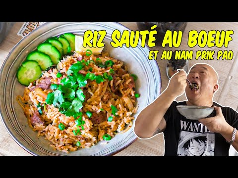Thai Basil Fried Rice with Spicy Shrimp Paste