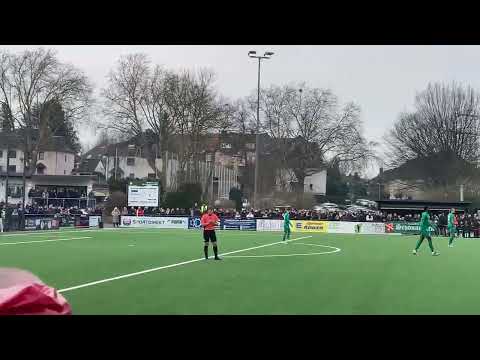SpVg Schonnebeck vs.SSVG Velbert 2:3 - der Treffer zum 1:1 (09.02.2025)