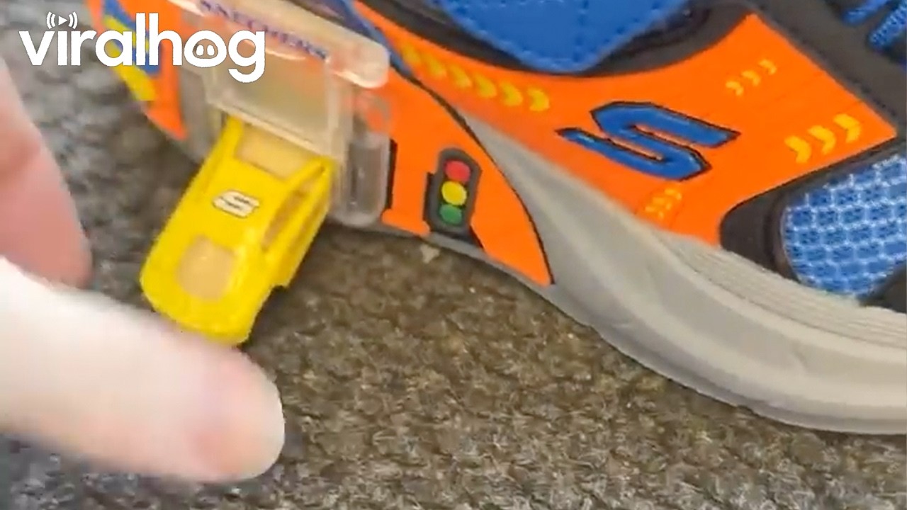 Car Garage Shoes || ViralHog