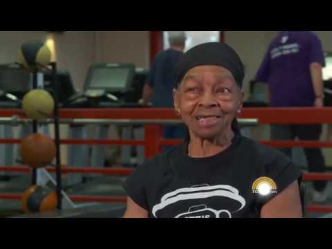 77 Year-Old Lady Never Gives Up